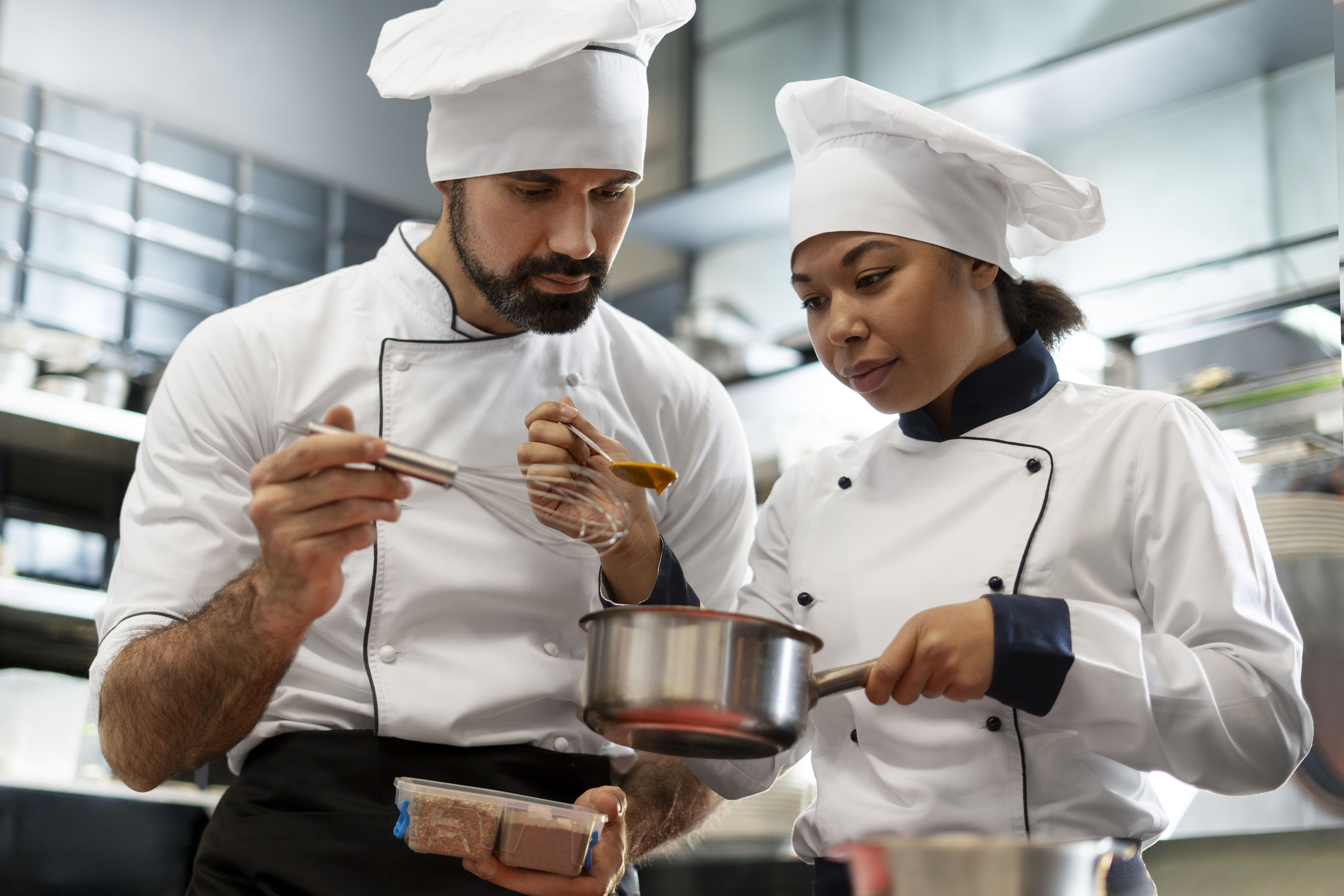 Our chef preparing food
